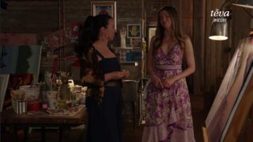 Vestido Halterneck ruffled de Marc Jacobs usado por Liza Miller (Sutton Foster) en Younger (S04E10)