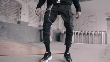 Black pants worn by Scarlxrd in his HEAD GXNE. music video