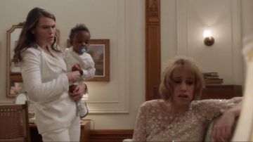 Rachel Zoe Linda Wide Leg Fluid Sequin Pants worn by Marjorie Palmiotti (Clea DuVall) in Veep (S07E06)