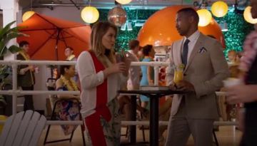 Stella McCartney Ribbon Front Top worn by Kelsey Peters (Hilary Duff) in Younger (S05E02)