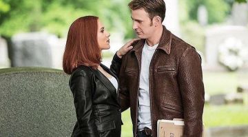 Brown Leather Jacket worn by Steve Rogers (Chris Evans) as seen in Cap­tain Amer­ica: The Win­ter Sol­dier