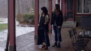 Fendi Floral Embroidered Boots worn by Liza Miller (Sutton Foster) in Younger (S05E06)