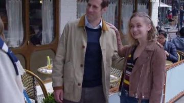 BlankNYC Morning Suede Moto Jacket worn by Caitlin Miller (Tessa Albertson) in Younger (S05E10)