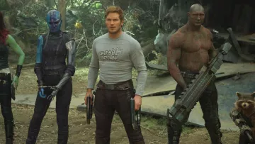 La camiseta usada por Star Lord / Peter Quill (Chris Pratt) en Guardianes de la Galaxia Vol. 2
