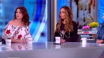 Bernadette Floral-print silk maxi dress worn by Sunny Hostin on The View May 9, 2019