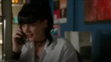 Anatomy Art/Beth Croce Bioperspective Open Heart Choker worn by Abby Sciuto (Pauley Perrette) in NCIS (S12E05)