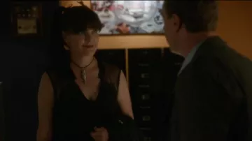 French Connection Marie Polka Dot Mesh Embellished Skater Dress worn by Abby Sciuto (Pauley Perrette) in NCIS (S12E08)