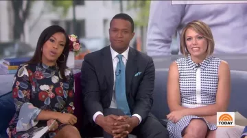 Shoshanna Salome Shirtdress worn by Dylan Dreyer on Today April 22, 2019