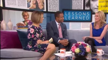 Eliza J Faux Wrap Sheath Dress worn by Dylan Dreyer in Today