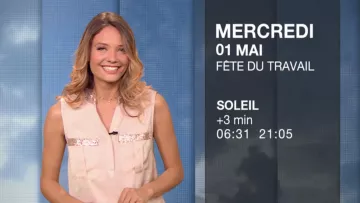 Le Top Soyeux détail Sequins de Gennifer Demey dans Météo (m6) du 30/04/2019