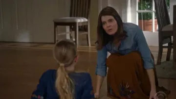 O'Neill Karla Floral Print Maxi Skirt worn by Heather (Betsy Brandt) in Life in Pieces (S04E05)