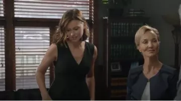 Bcbgmaxazria Sleeveless Tiered Peplum Top worn by Aly Michalka in iZombie (S05E02)