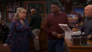 Anthropologie Familier à Manches Longues Chemisier porté par Kristin Baxter (Amanda Fuller) dans le Dernier Homme Debout (S07E22)