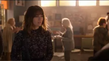 Rebecca Taylor Long Sleeve Solstice Clip Dress worn by Judy Hale (Linda Cardellini) in Dead to Me (S01E10)