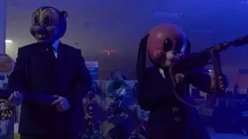 Le masque de Cha-Cha (Mary J. Blige) dans The Umbrella Academy (S01E07)