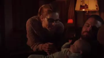 Frame Marled Crew Sweater worn by Felicity Smoak (Emily Bett Rickards) in Arrow (S07E22)