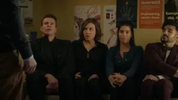 Chaqueta Iro Frayed Tweed en Azul usada por Susan Sampson (Ana Ortiz) en Whiskey Cavalier (S01E11)