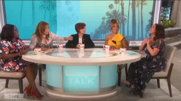 Love Shack Fancy Angie Dress worn by Jennifer on The Talk May 13, 2019