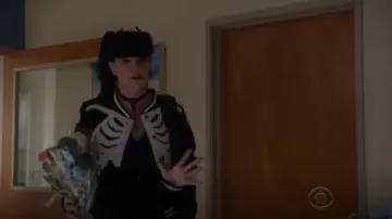 Iron Fist Wishbone Skeleton Varsity Jacket worn by Abby Sciuto (Pauley Perrette) in NCIS (S14E23)