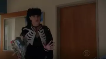 Iron Fist Wishbone Skeleton Varsity Jacket worn by Abby Sciuto (Pauley Perrette) in NCIS (S14E23)