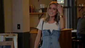 Alexander Wang Strapless Denim Top worn by Herself (Kristin Cavallari) in Very Cavallari (S02E10)