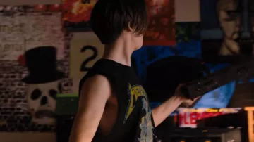 Metallica T-Shirt porté par Joueur (Mason Guccione) dans Jumanji: Bienvenue dans la Jungle