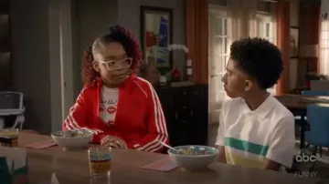 Adidas V Jour SST Track Veste portée par Diane Johnson (Marsai Martin) black-ish (S05E22)