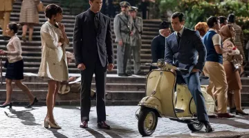 La Vespa 150 VBB de Napoleon Solo (Henry Cavill) dans The Man from U.N.C.L.E.