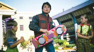 The official replica of the Hoverboard from Back to the future 2