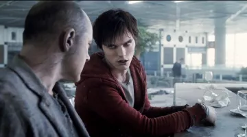 Le sweat à capuche bordeaux de R (Nicholas Hoult) dans Warm Bodies