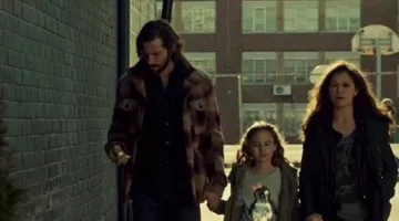 Chaqueta a cuadros Boss de Michiel Huisman en Negro Huérfano