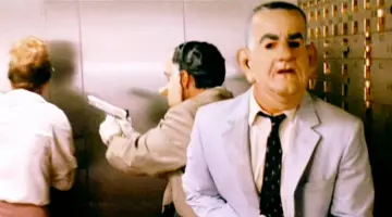 The mask of president Johnson in Point Break