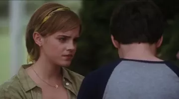 El collar de estrellas de Sam (Emma Watson) en El mundo de Charlie