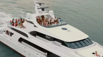 The Yacht "Usher" with Vincent Chase (Adrian Grenier) on Entourage