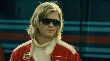 Les lunettes de soleil Carrera Speedway de James Hunt (Chris Hemsworth) dans Rush