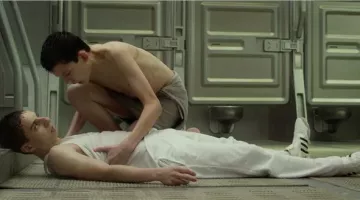 The Adidas shoes of Bonzo Madrid (Moisés Arias) in The Strategy Ender