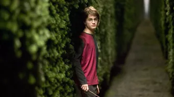 Le maillot Gryffondor du tournoi des 3 sorciers porté par Harry Potter (Daniel Radcliffe) dans Harry Potter et la coupe de feu