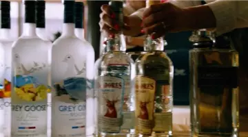 The bottle of tequila Cazadores in Last Vegas