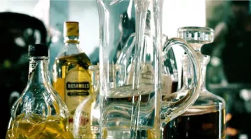La botella de Antique Cognac Hine en Transformers 3