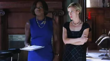 Dress blue Annalyse Keating in How to get with murder