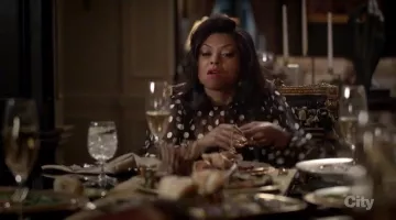 Cookie Lyon's Dolce & Gabbana polka dot top en Empire