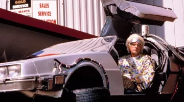 La Delorean DMCEV (Electrique) de Doc Brown dans Retour vers le futur