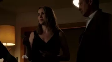 Débardeur en coton noir de Elisabeth dans The Blacklist