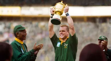 La camiseta de rugby sudafricana de Matt Damon en Invictus