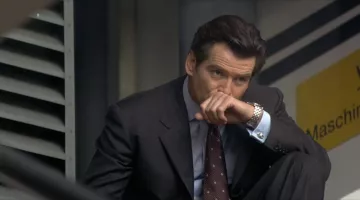 The tie Turnbull & Asser of Pierce Brosnan in Tomorrow never dies
