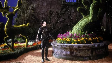The replica of the costume of Edward Scissorhands (Johnny Depp) in Edward scissorhands