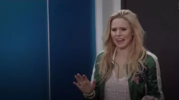 Maje Bacary Jacket worn by Eleanor Shellstrop (Kristen Bell) in The Good Place (S01E08)