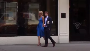 Sandales à talons Noires portées par Serena van der Woodsen (Blake Lively) dans Gossip Girl Saison 6 Episode 2