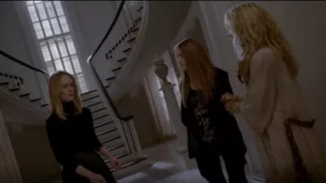 Staring at Stars   Embroidered Silky Fringe Jacket worn by Misty Day (Lily Rabe) in American Horror Story (S03E08)