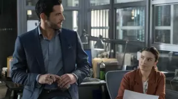 La Veste de costume portée par Lucifer Morningstar (Tom Ellis) dans Lucifer (S04E03)